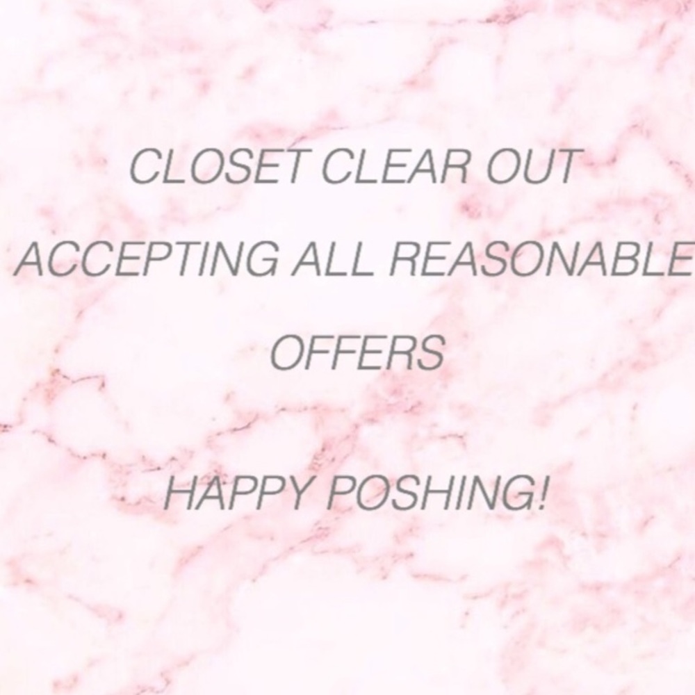 CLOSET CLEAR OUT